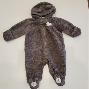 Baby Sherpa Hoodie Bodysuit
